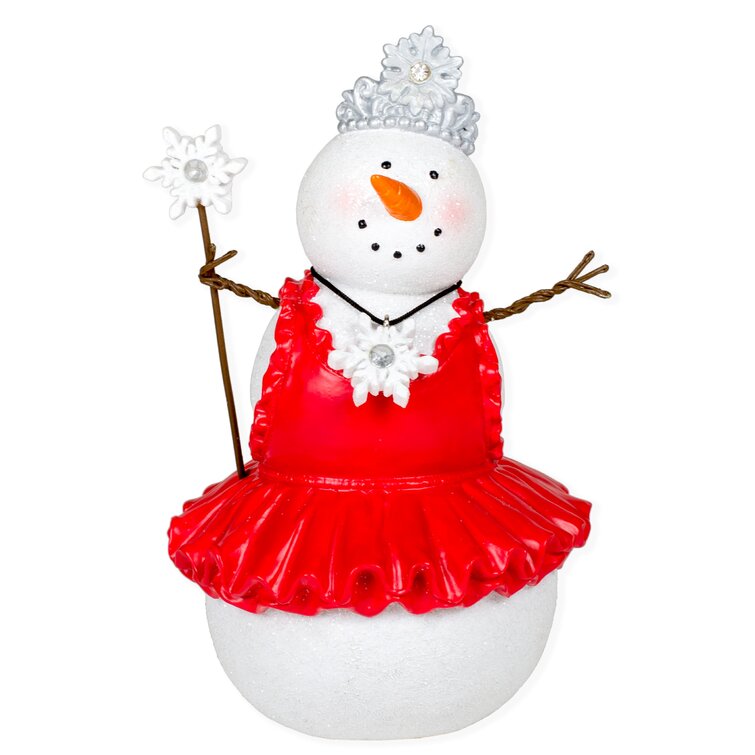 The Holiday Aisle® Snowman Figurine And Reviews Wayfair